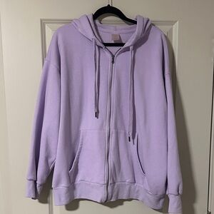 No Boundaries Light Purple Fleece Jacket